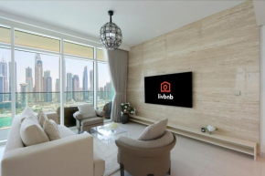 Livbnb- 3BR with Marina Skyline View & Private Beach